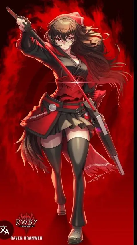 ai character: Raven Branwen  background