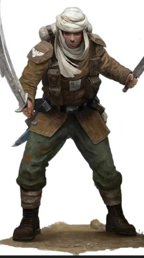 ai character: Desert Raiders  background