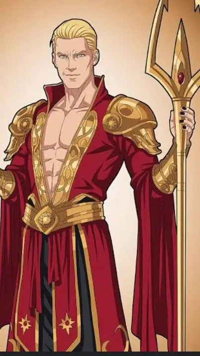 ai character: King Lucifer. background