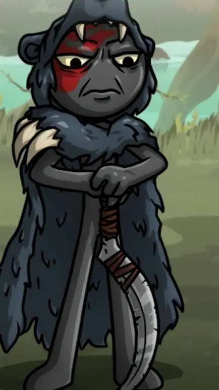 ai character: Sicklebear background