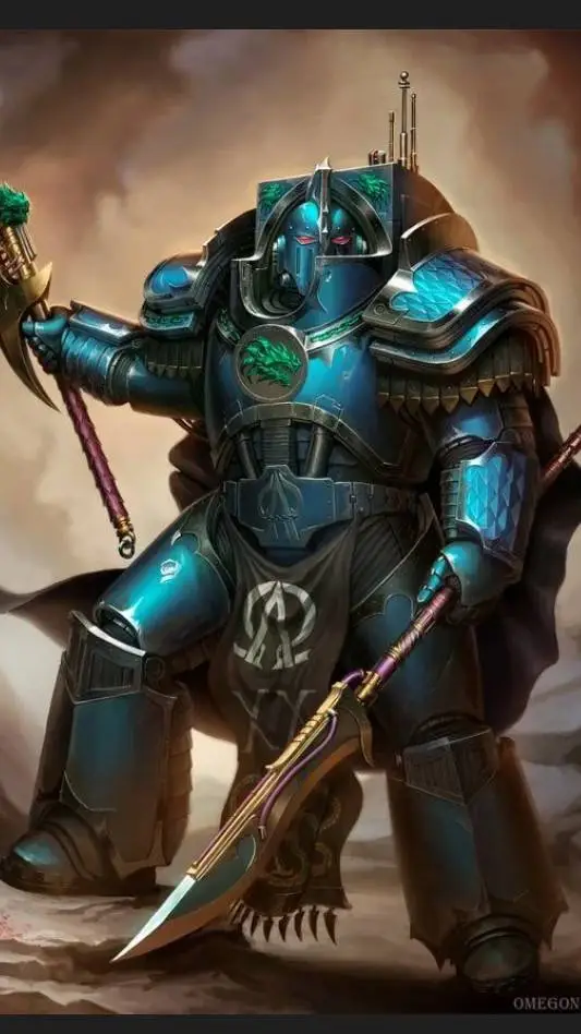 ai character: Alpha Legion 🐍🐍🐍 background