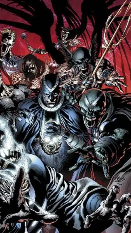 ai character: Black Lantern.  background