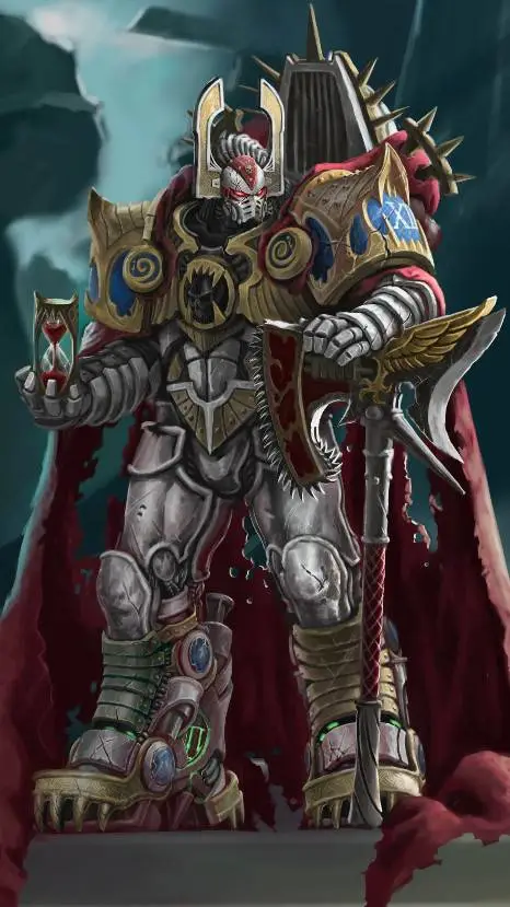 ai character: Angron. background