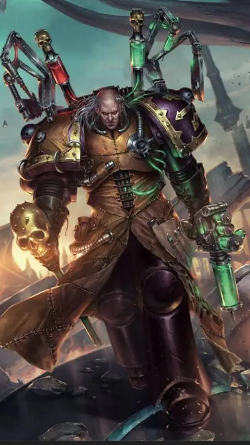 ai character: Fabius Bile.  background