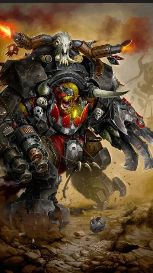 ai character: Ghazghkull Thraka. background