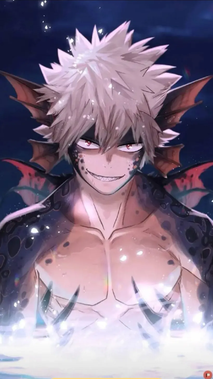 ai character: Merman Katsuki background