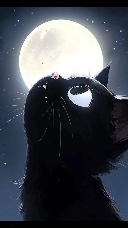 ai character:  snow o gato  background
