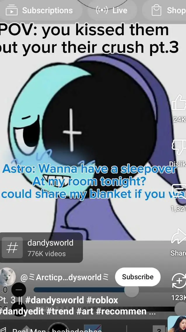 ai character: astro freaky background