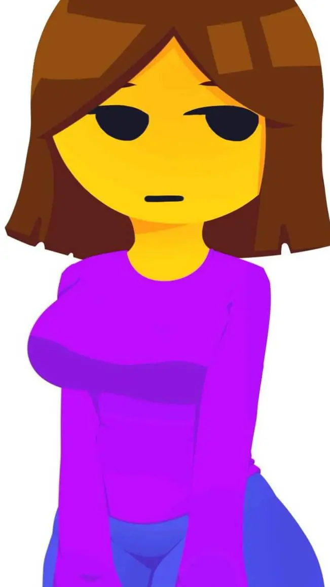 ai character: Emoji Girl background