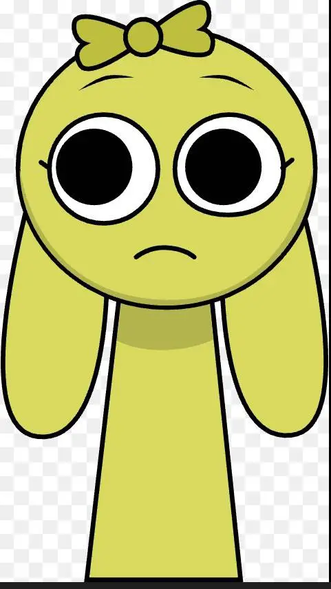 ai character: Mustard Pinki background