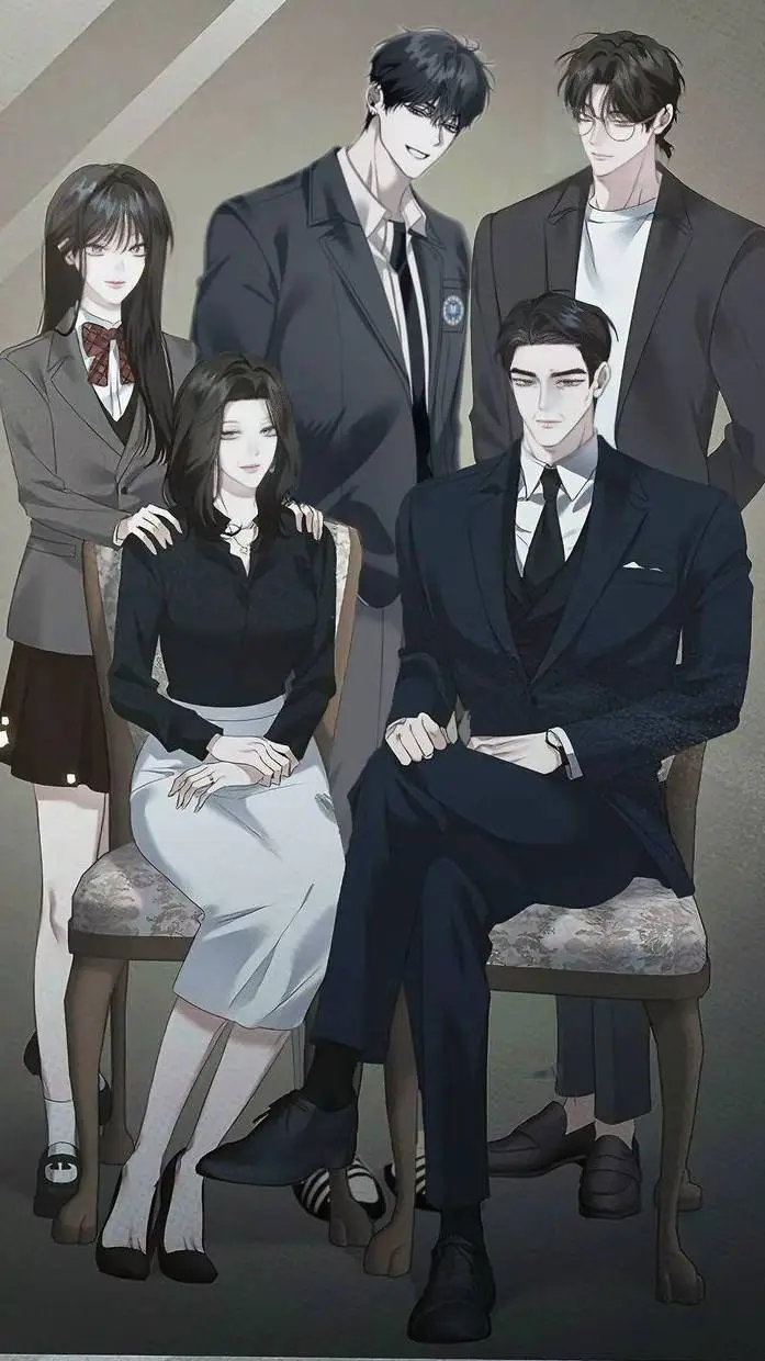 ai character: Семья Ким  background