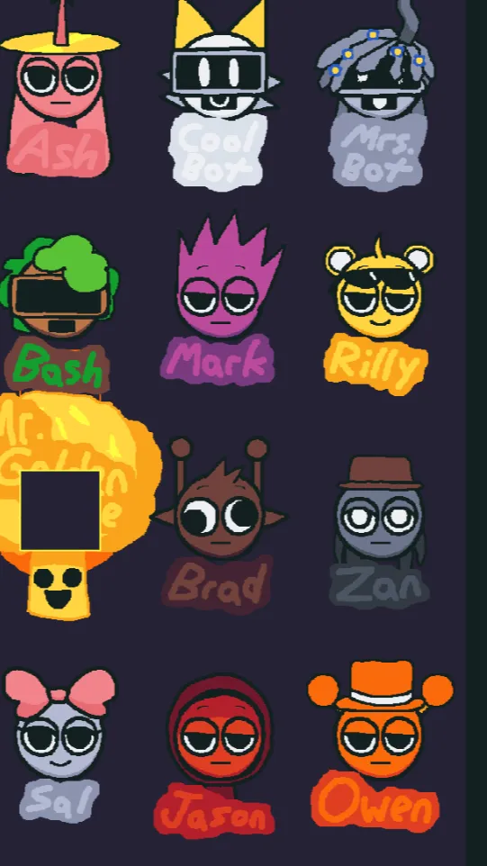 ai character: Sprunki genderswap background