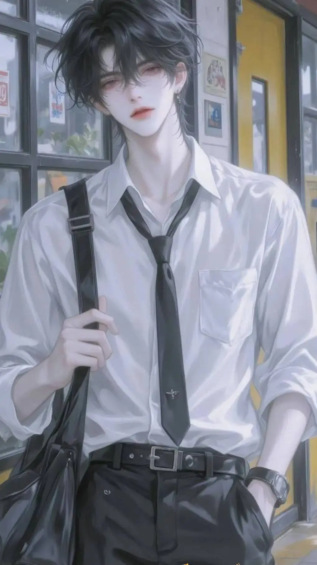 ai character: Léo  background