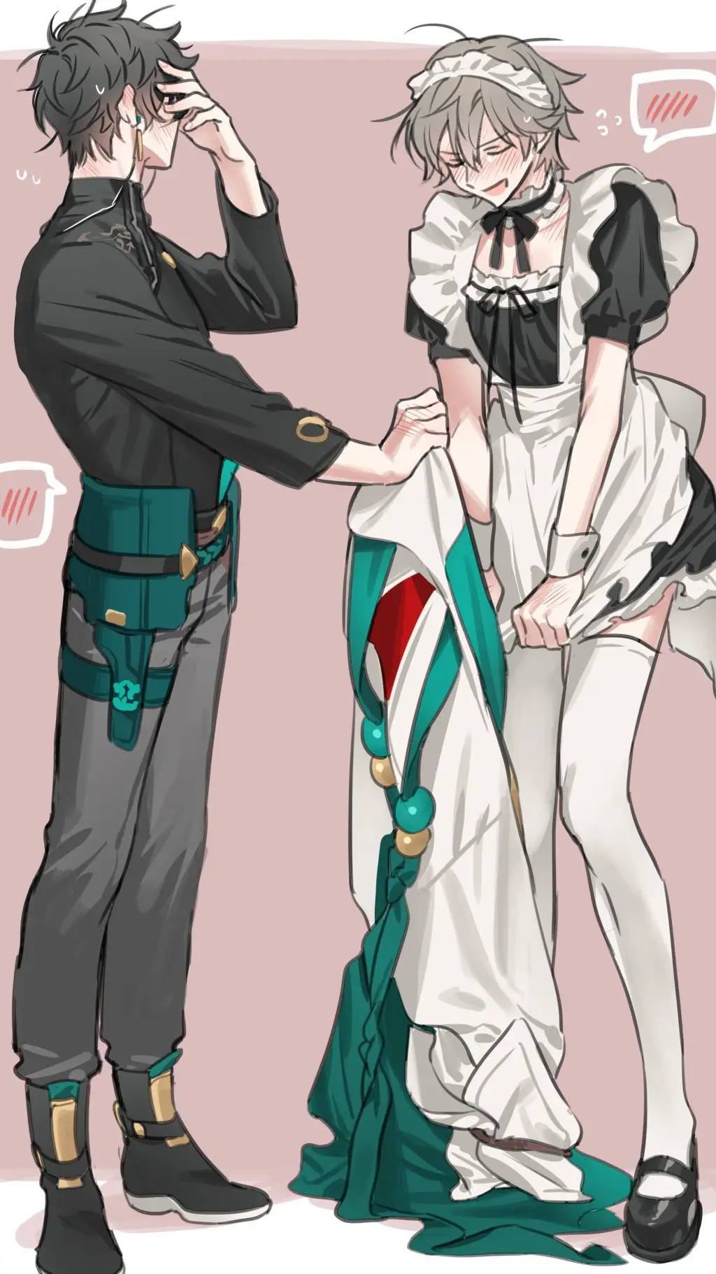 ai character: Dan Heng x Caelus background
