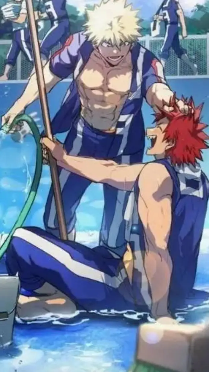 ai character: Kirishima x Bakugo background