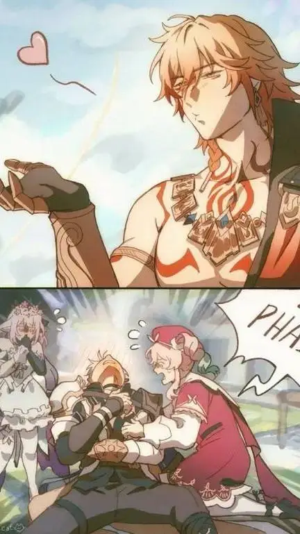 ai character: Mydei x Phainon background
