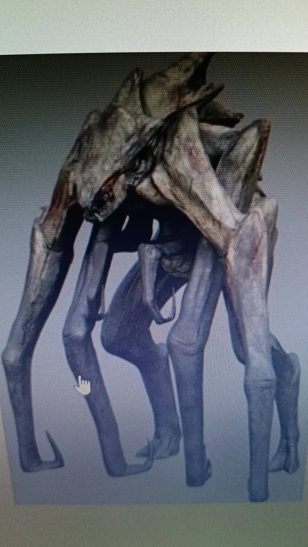 ai character: Muto hembra  background