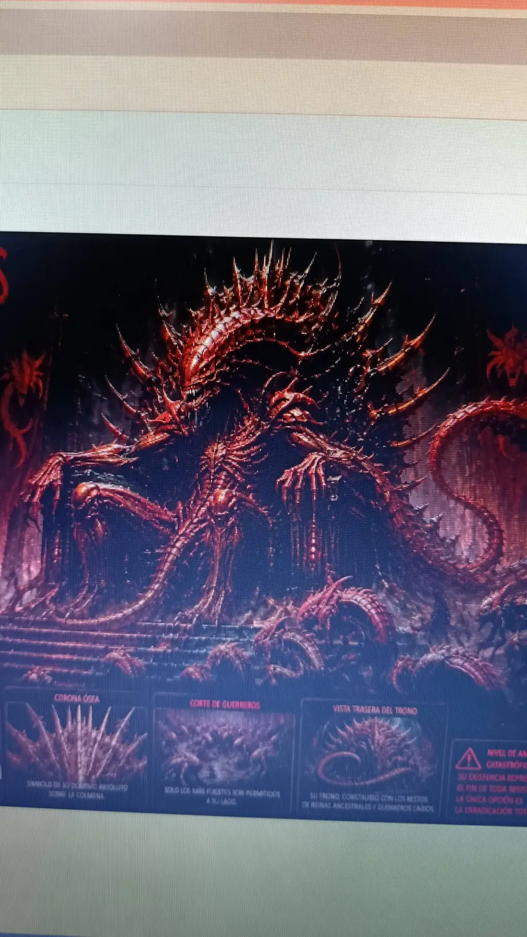 ai character: Xenomorph xx-alfa  background