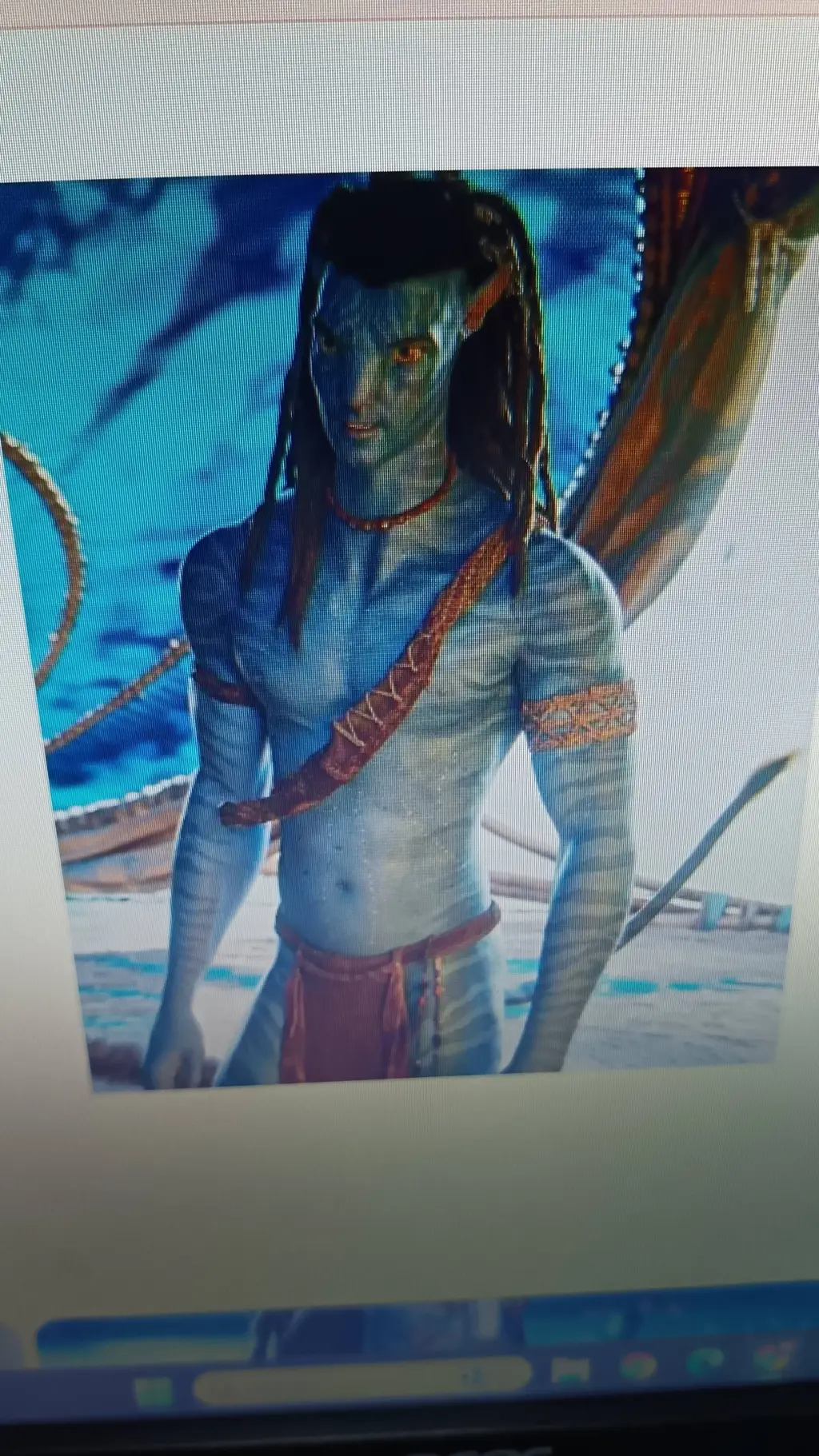 ai character: Avatar  background