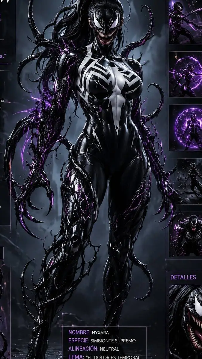 ai character: Nyxara background