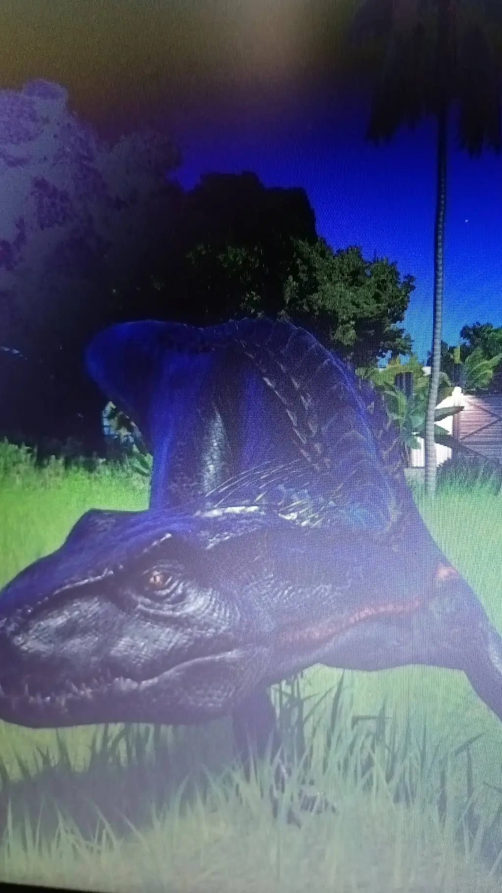 ai character: Indoraptor  background