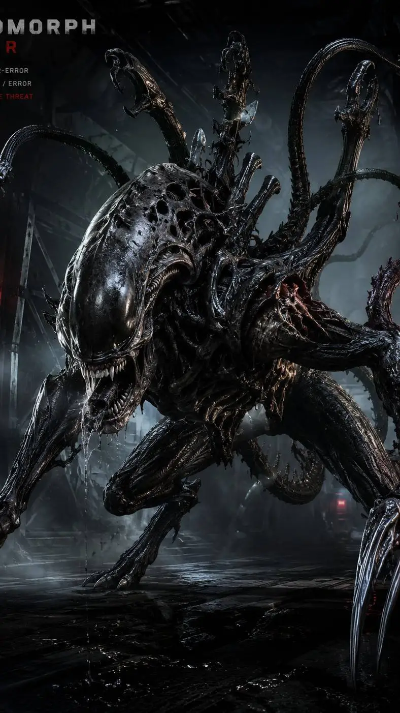 ai character: Xenomorph error  background