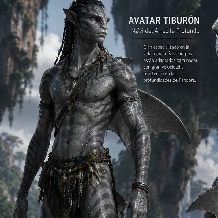 chat with ai character: Avatar tiburon