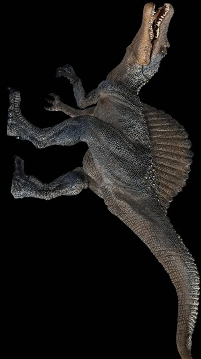ai character: Spinosaurus  background