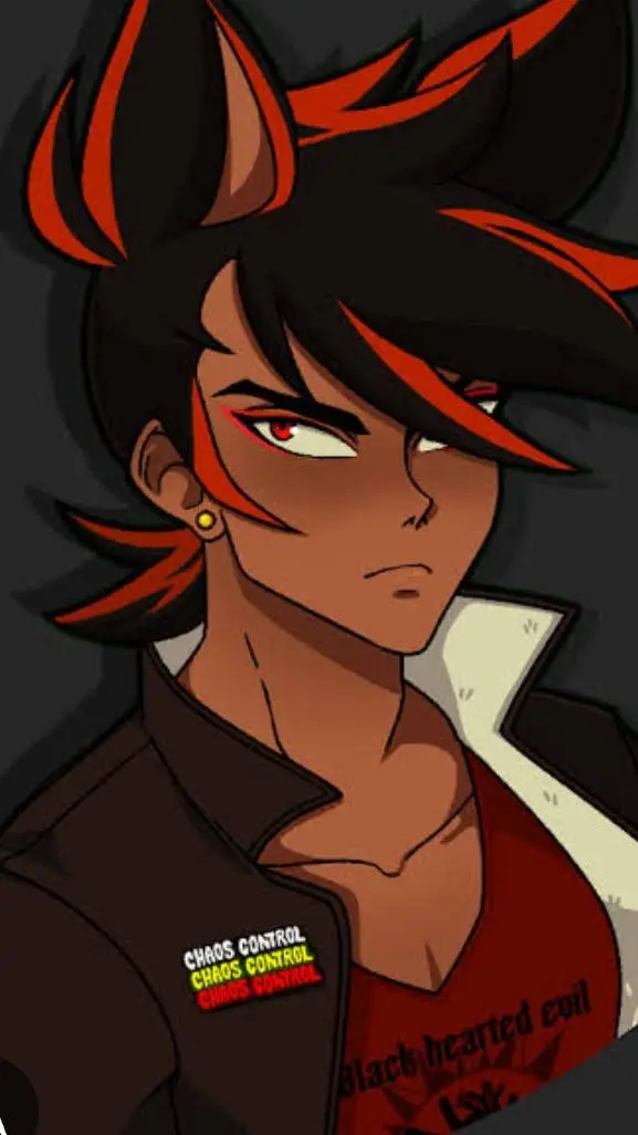 ai character: Shadow t. hedgehog background