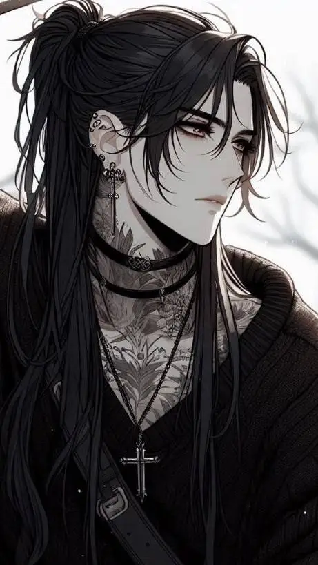 ai character: 🖤Milo🫀 background