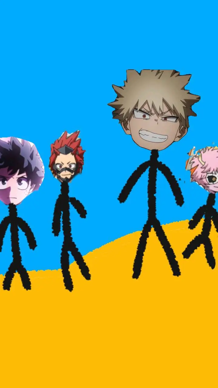 ai character: mha beach background