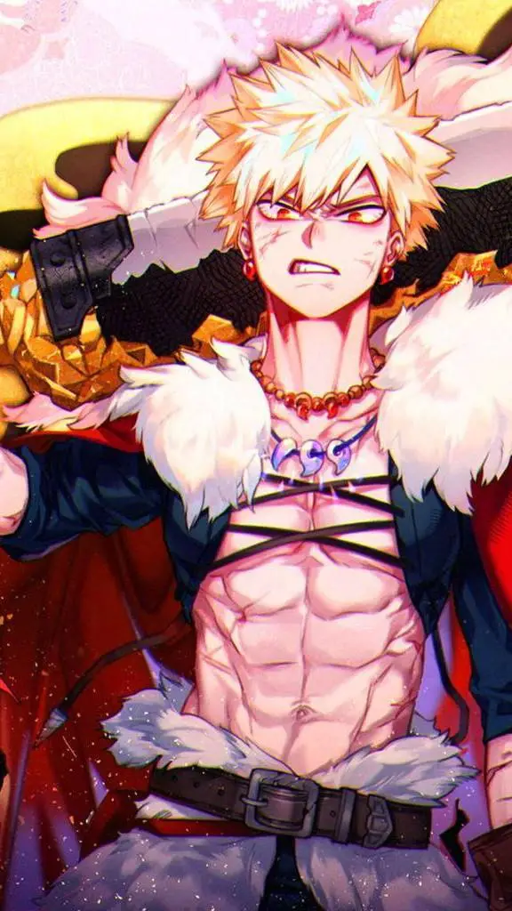 ai character: katsuki-prince au background