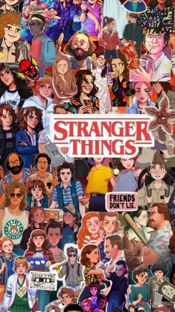 ai character: Stranger Things 2  background