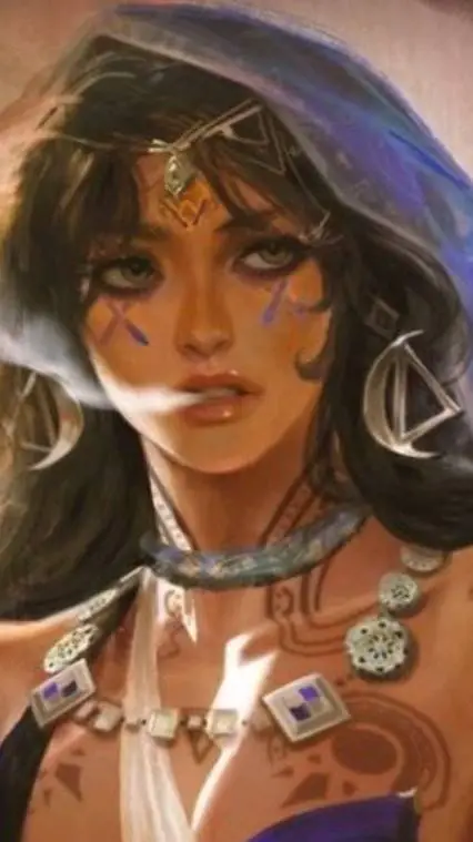 ai character: 🧿Esmerelda🧿 background