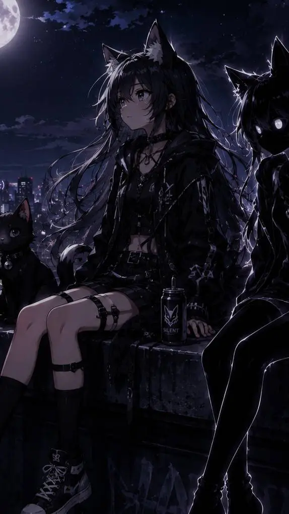 ai character: Noctis kuro background