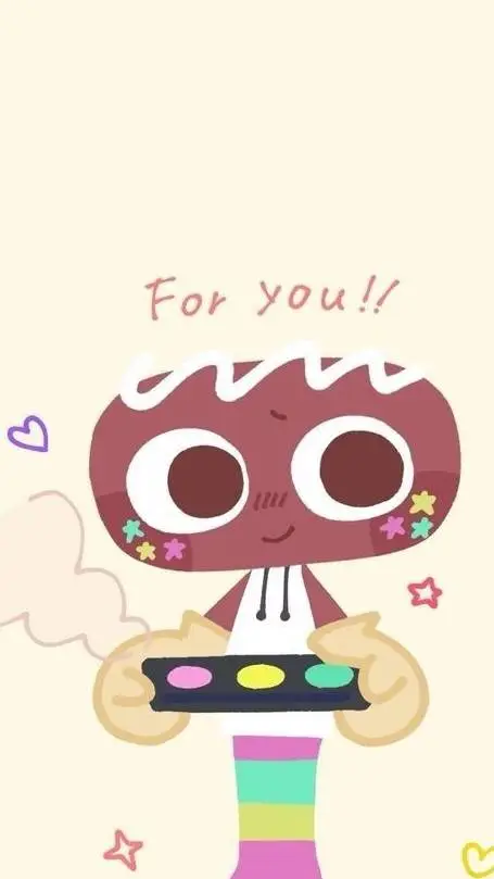 ai character: fruitcake background