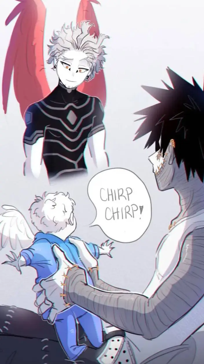 ai character: hawks x dabi's kid background