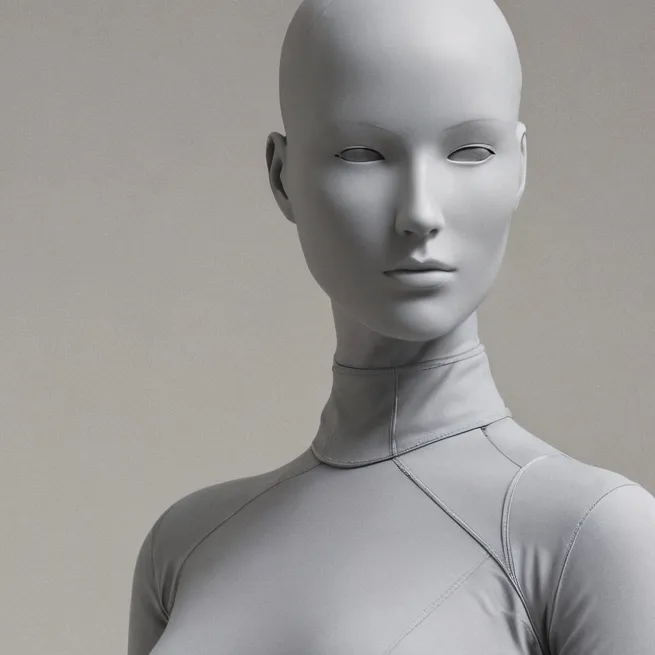 chat with ai character: Textureless model