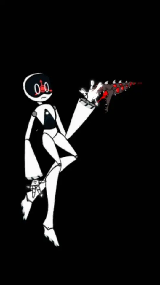 ai character: Agent White Void background