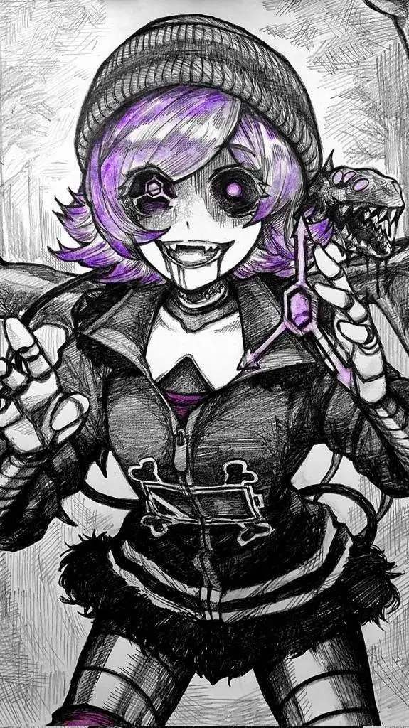 ai character: Solver Uzi background