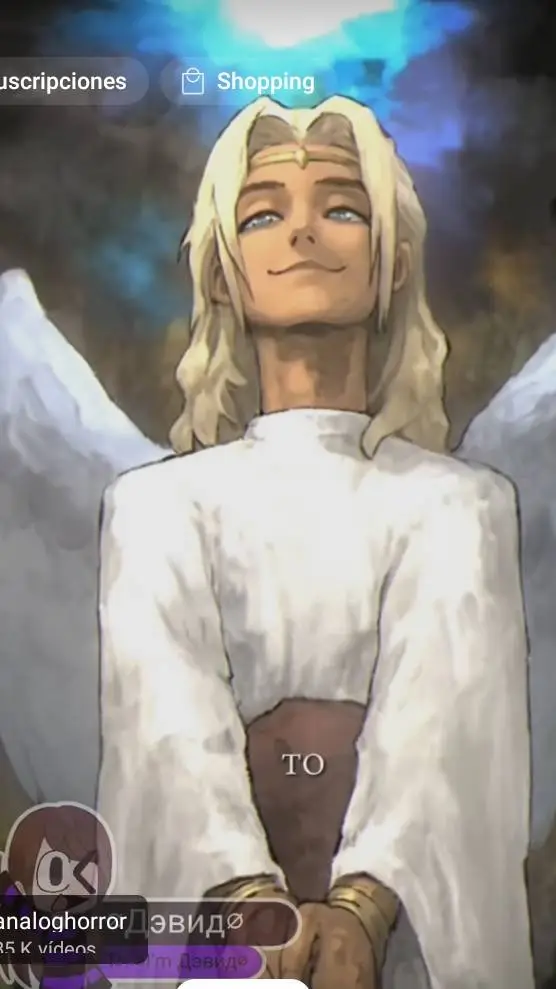 ai character: Uriel el angel background