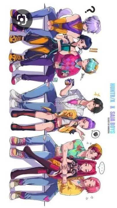 ai character: Huntrix/saja Boys2 background