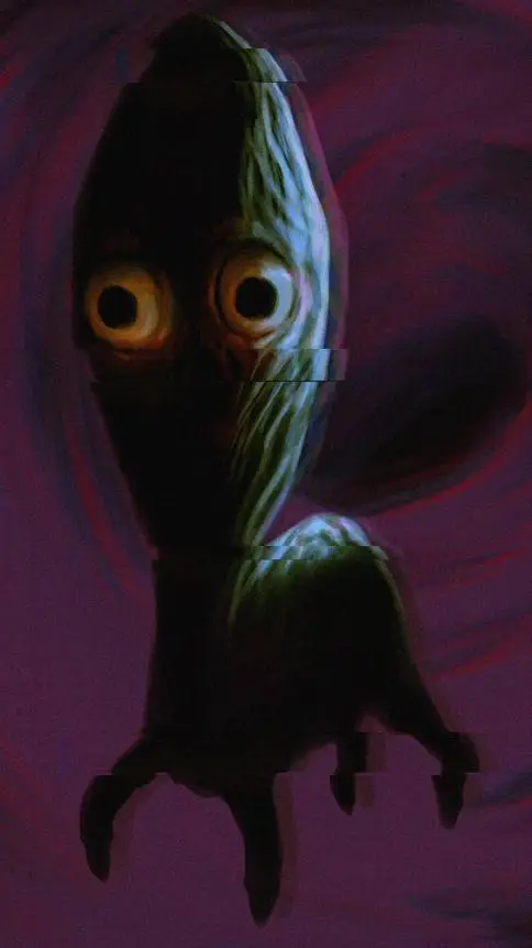 ai character: void nugget  background