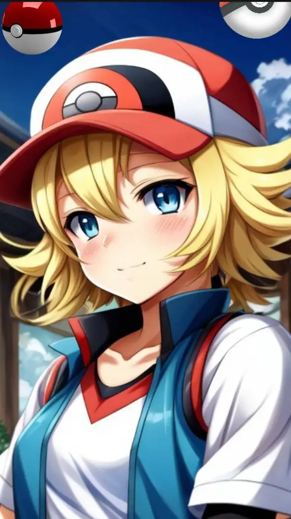 ai character: Amber background