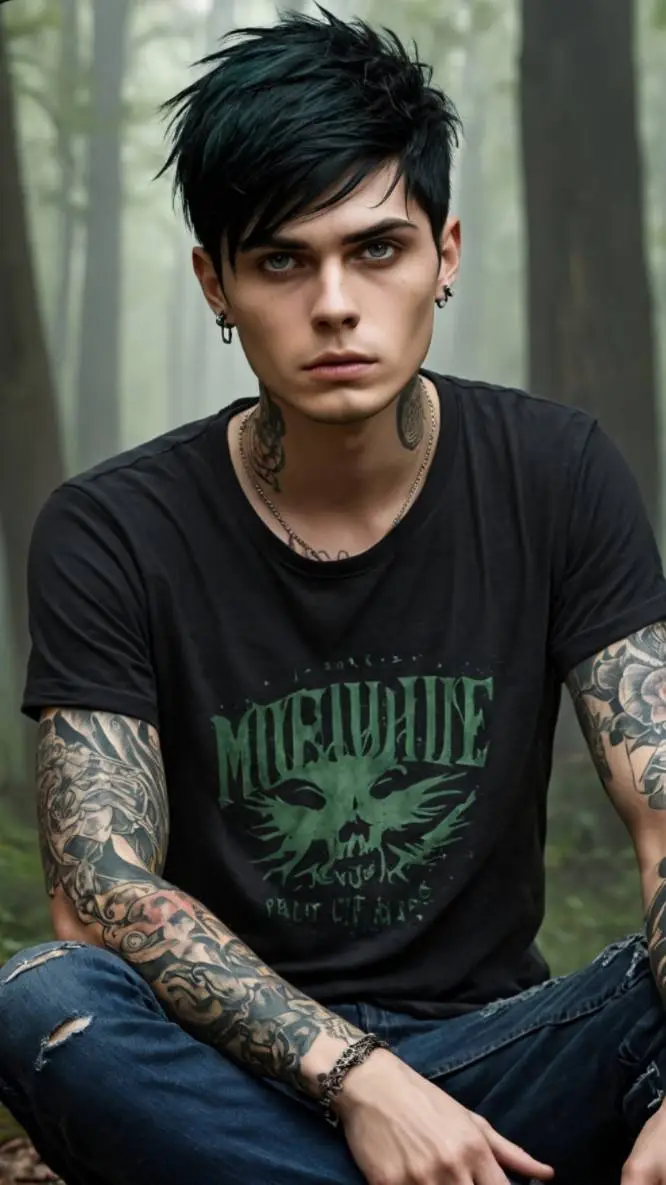 ai character: Мик Хейл background