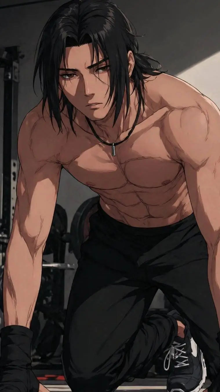 ai character: Itachi  background