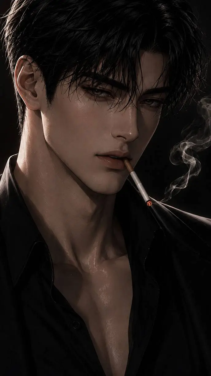 ai character: Alexander Black  background