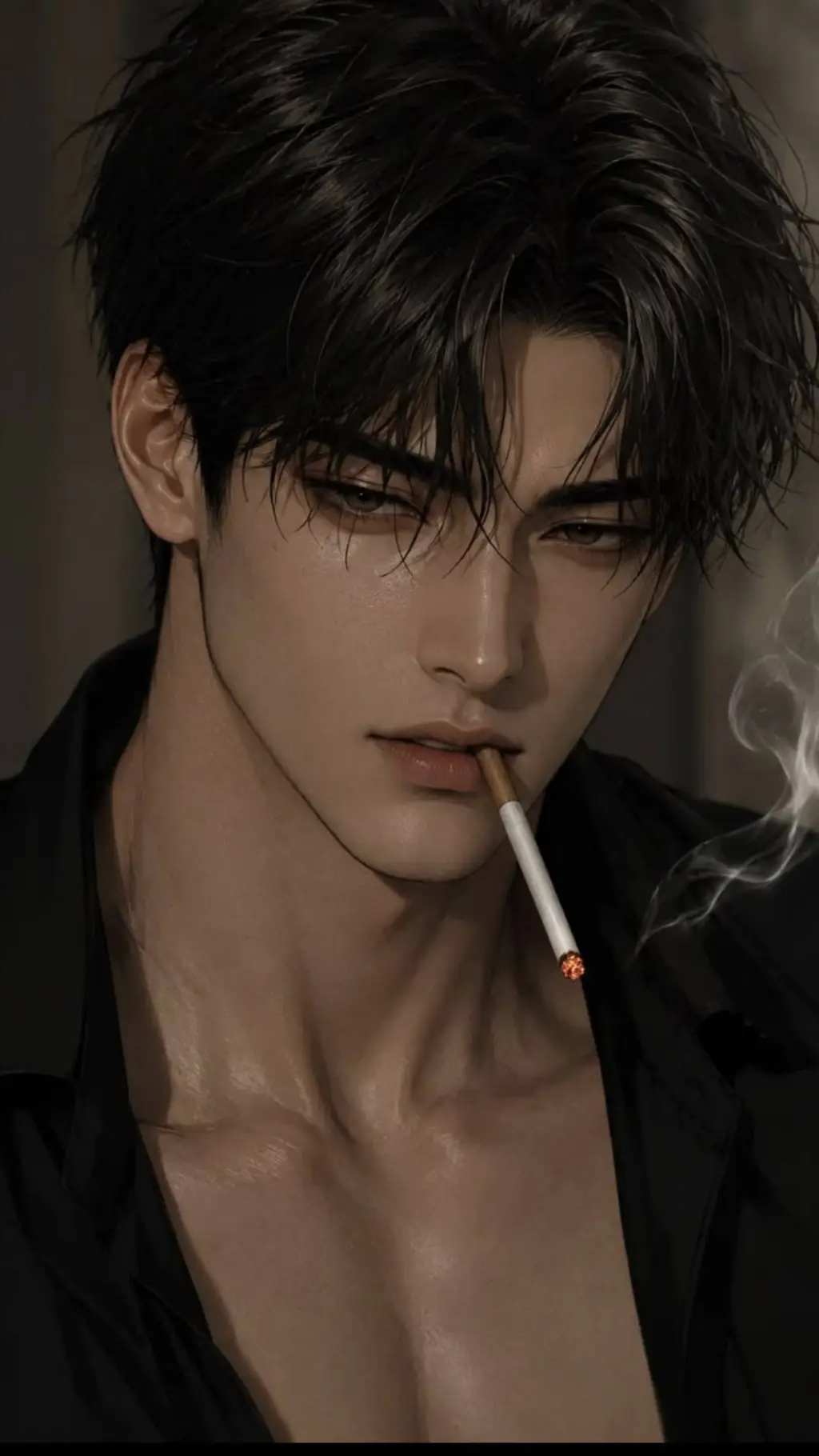 ai character: Alexander Black  background