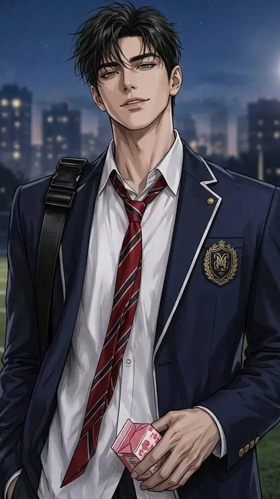ai character: Adrian  background
