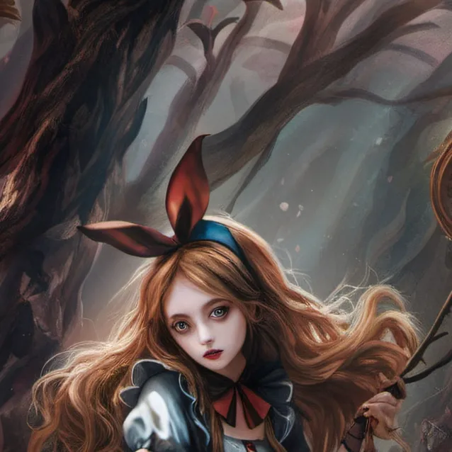chat with ai character: Alice in Wonderlan